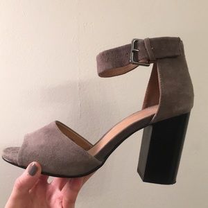 Urban Outfitters Suede Block Heel